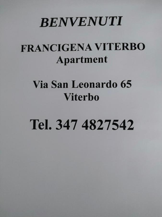 Francigena Viterbo Apartment Con Parcheggio Gratuito A Soli 2 Minuti Zewnętrze zdjęcie