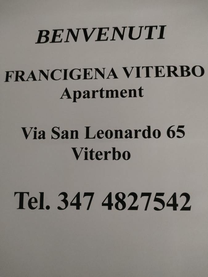 Francigena Viterbo Apartment Con Parcheggio Gratuito A Soli 2 Minuti Zewnętrze zdjęcie